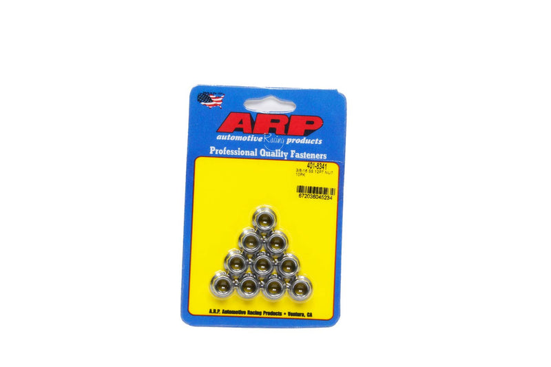 ARP 401-8341 3/8-16 SS 12pt nut kit