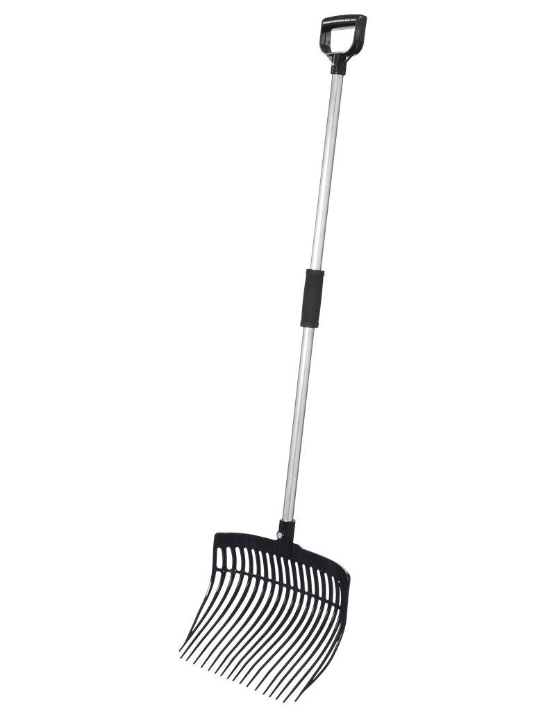 Tough 1 Pro Pick Rounded Stall Fork Black