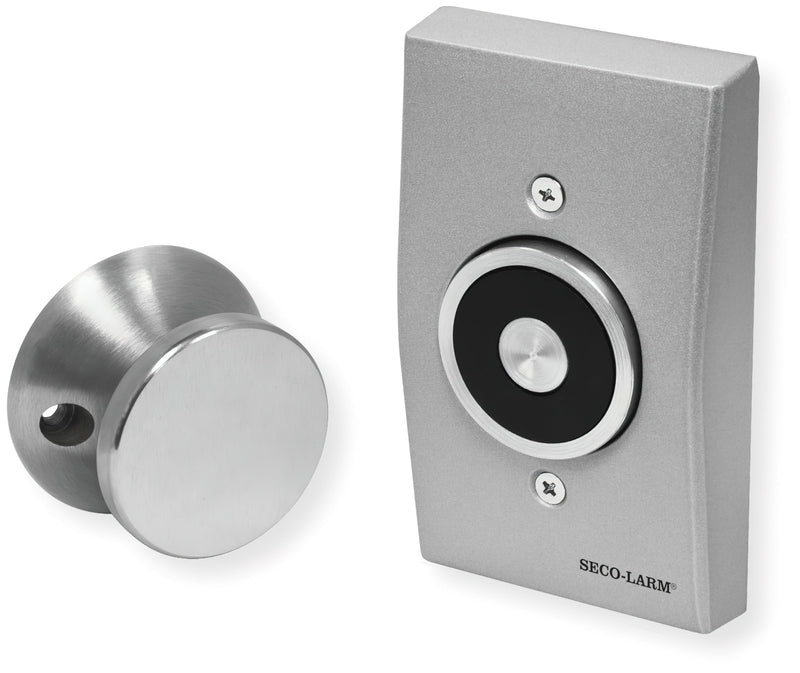Seco-Larm DH-171SQ Flush-Mount Magnetic Door Holder; Holding force 33-lb (15kg); Hard Wired Electric Operation Pack of 1