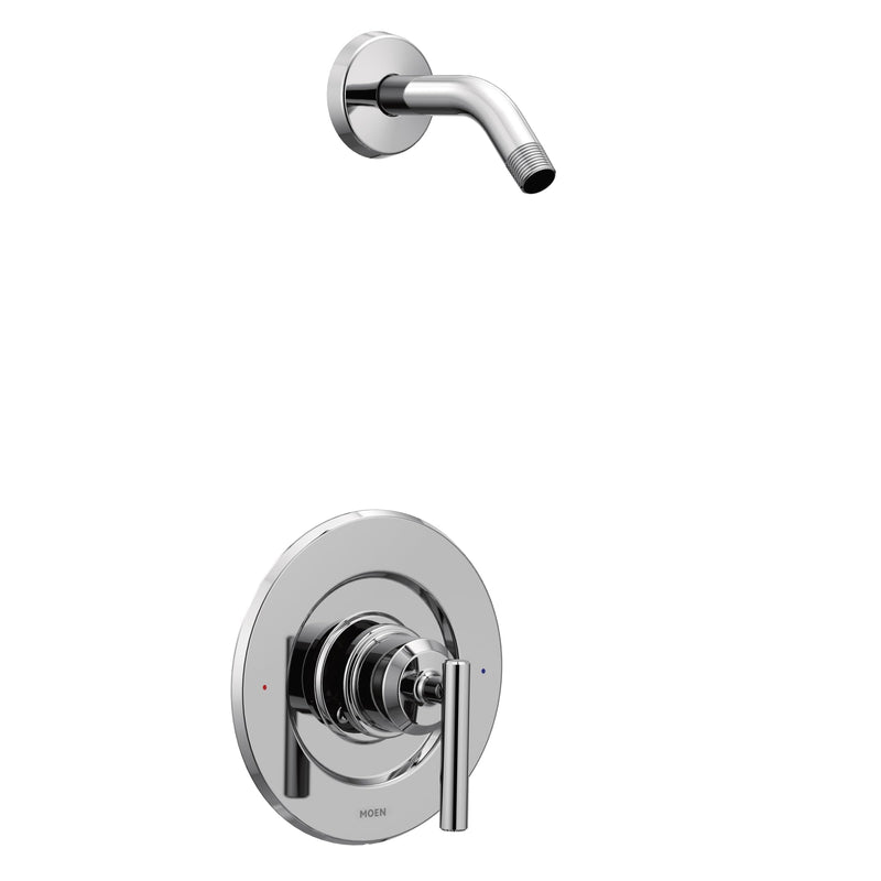 Moen T2902NH Gibson Posi-Temp One-Handle Shower Only Trim Valve Without Showerhead, Chrome Medium
