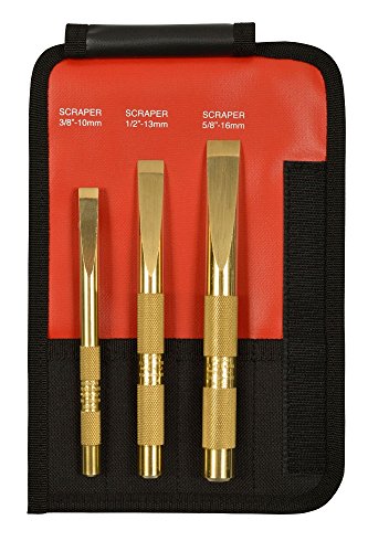 Mayhew 3 PC Brass Scraper Set 3 Piece