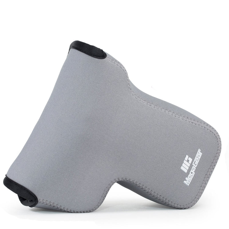 MegaGear Nikon Coolpix P900, P900S Ultra Light Neoprene Camera Case, with Carabiner - Gray - MG1111, Gray One Size