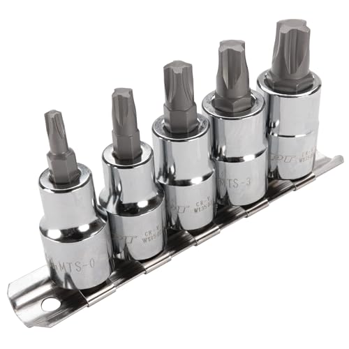 Performance Tool W13500 5-Piece 3/8 in. Drive Mortorq Bit Socket Set 5pc Mortorq Bit Socket Set