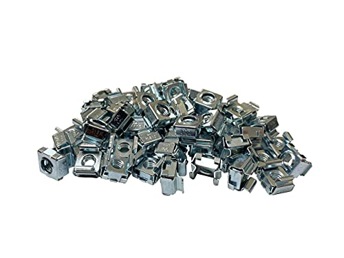 RackGold® M6 Zinc Cage Nuts 50 Pack USA Made