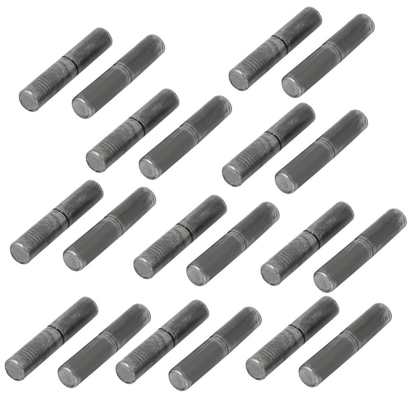 uxcell Home Gate Door Window 8mmx40mm Male to Female Iron Hinge Pin 20 Pairs