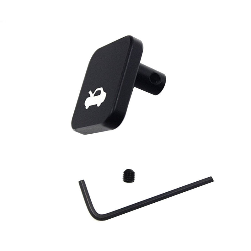 Hood Latch Release Handle Cable Repair Kit Billet Aluminum Replacement for CIVIC 1996-2005, CRV 1997-2006,Element 2003-2011 Black
