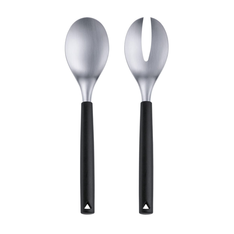 triangle 2-Piece Salad Servers Set - Ideal for Turning, Tossing, Flipping & Serving - Lightweight, GreenGrip Handles - Dishwasher Safe