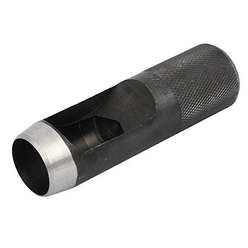 uxcell 25mm Dia Metal Knurled Shank Hollow Hole Punch for Leather Gasket Strap