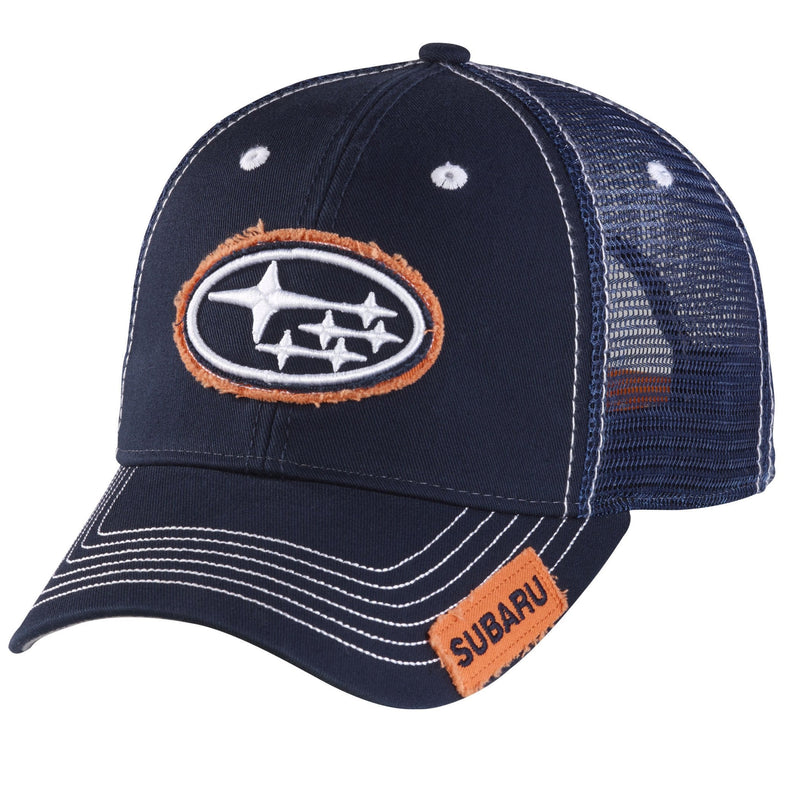 Subaru Navy Star Cluster Patch Cap Legacy Forester Impreza Outback Sti WRX Hat