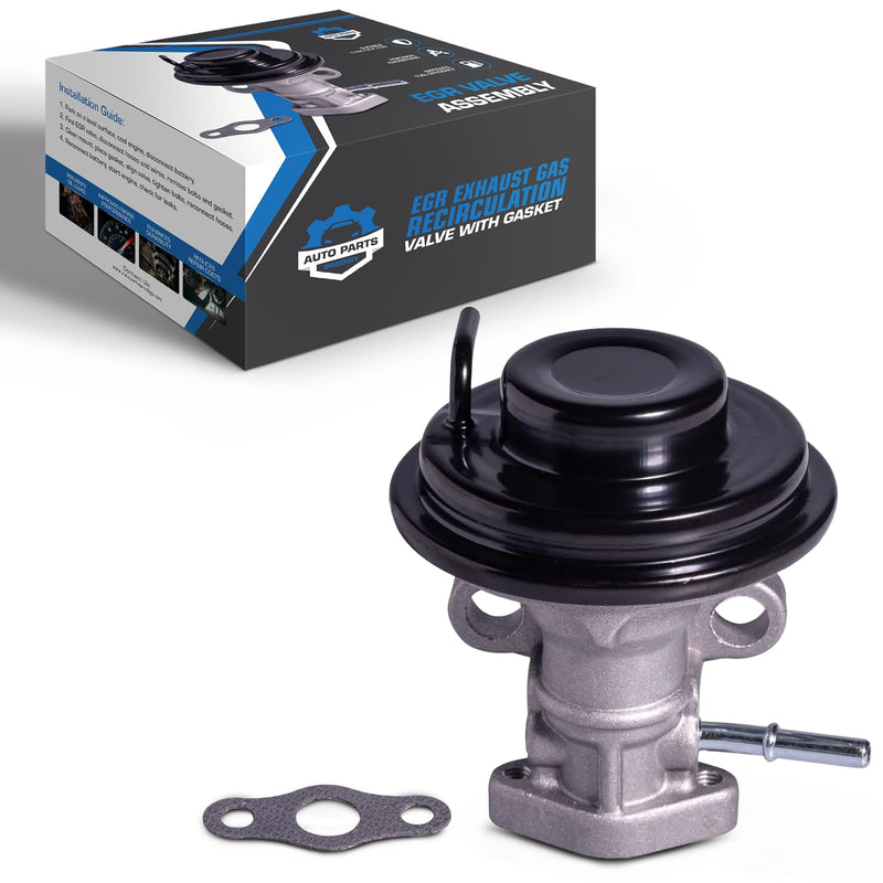 EGR Exhaust Gas Recirculation Valve w/Gasket Fits 1997-2001 Toyota Camry 99-01 Solara 98-00 RAV4 4-Cylinder Engine & Automatic Transmission Models Only Replaces 25620-74330 ‎25620-74330 (1Gasket)