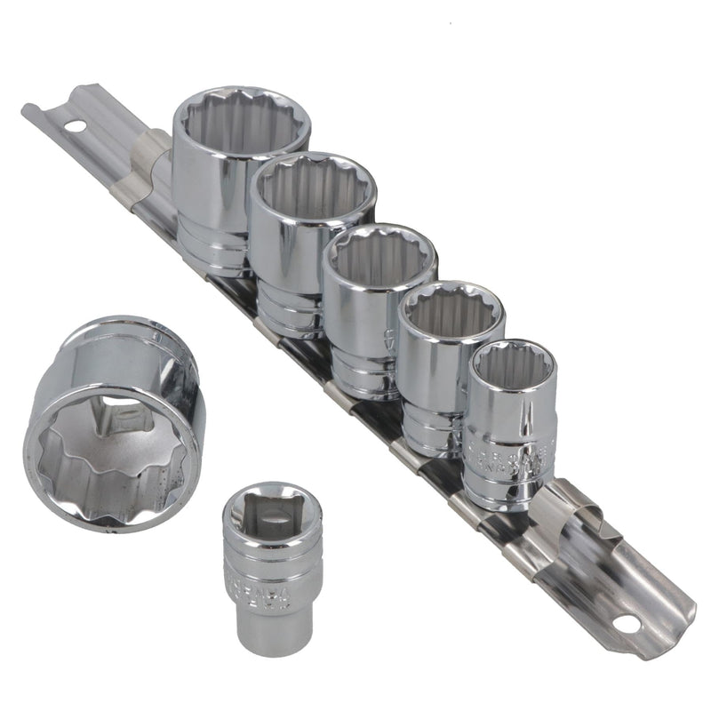Whitworth/BSF/BSW 3/8" drive shallow sockets 7pc set 1/8"-1/2" bi hex LSR29