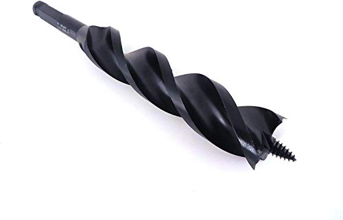 Wood Owl 7-1/2" Long Ultra Smooth Tri Cut Auger Hand Brace Boring Bit PTEE Coated (7/8" x 7-1/2" 09711)