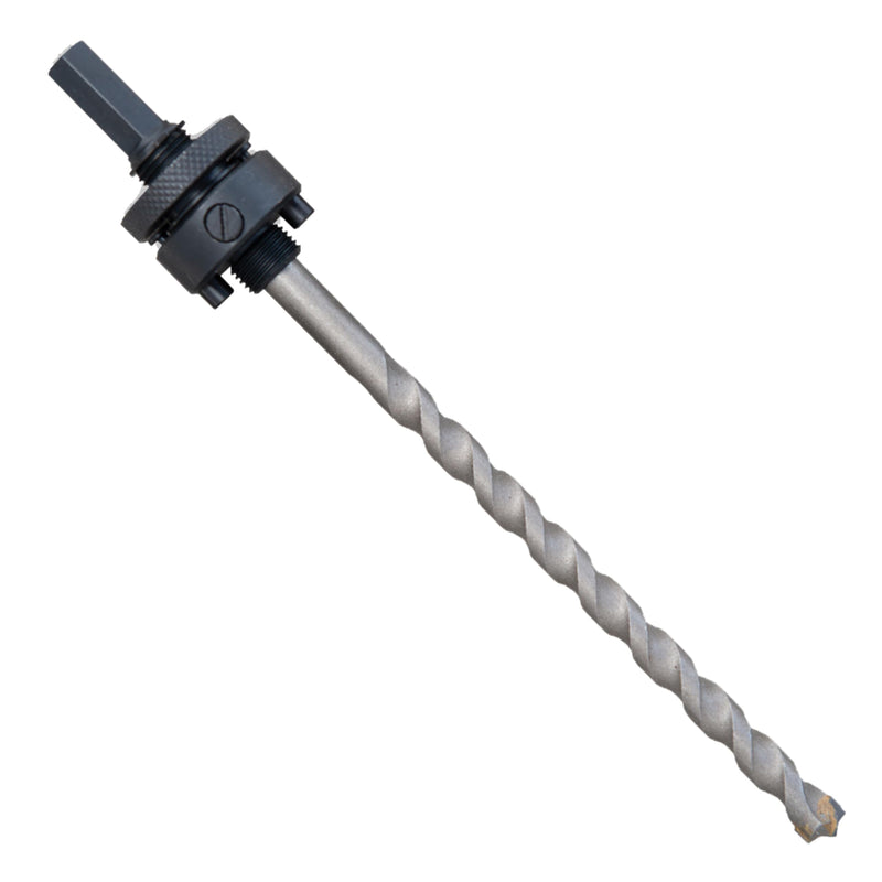 Spyder TCT Arbor for Deep Cut Hole Saws, 6-1/4-inch Cutting Length, for Wood, Concrete Block, Brick, PVC, Cement Fiberboard, Ceramic Wall Tile 6-1/4 inch