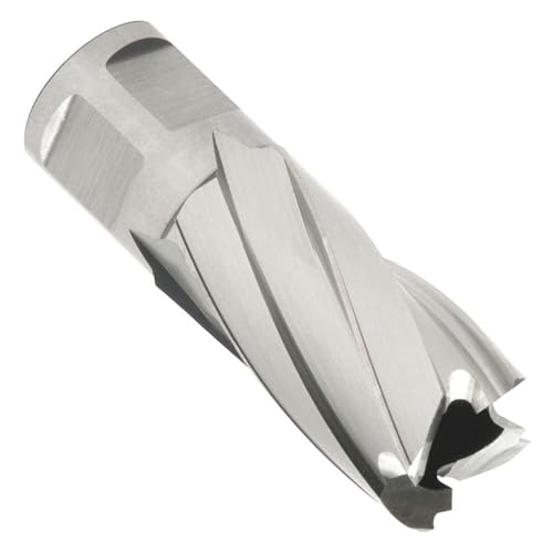 Hougen 12124 3/4 Inch Diameter x 1 Inch Depth of Cut 12,000 Series High Speed Steel Annular Cutter 3/4 Inch Weldon Shank for Magnetic Drills