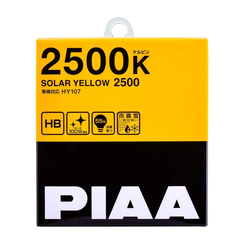 Piaa 22-13495 Solar Yellow 9005 (HB3)/9006 (HB4) Light Bulb (2500K - 12V 55W) HB3