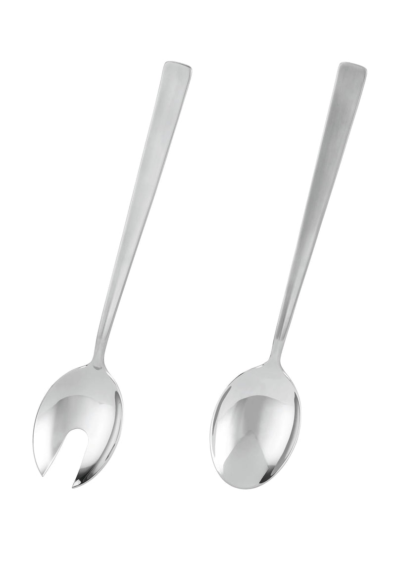 Rösle Stainless Steel Salad Serving Utensils, Stainless Fork Set