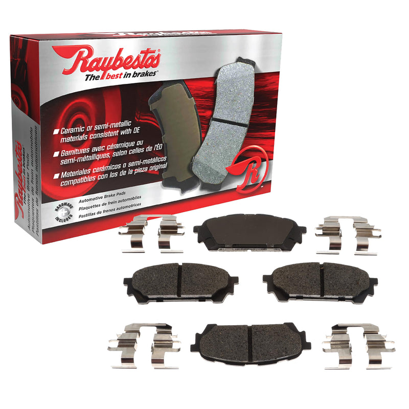 Raybestos R-Line Automotive Replacement Rear Ceramic Brake Pad Set for Select Nissan Altima, Rogue, Sentra, Murano, Maxima, Pathfinder, Z Model Years (MGD905CH)