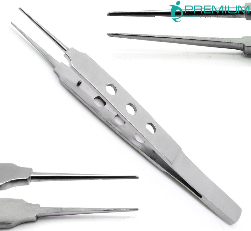 McPherson Tying Forceps 4" Straight Ophthalmic Smooth Suture Premium Instruments