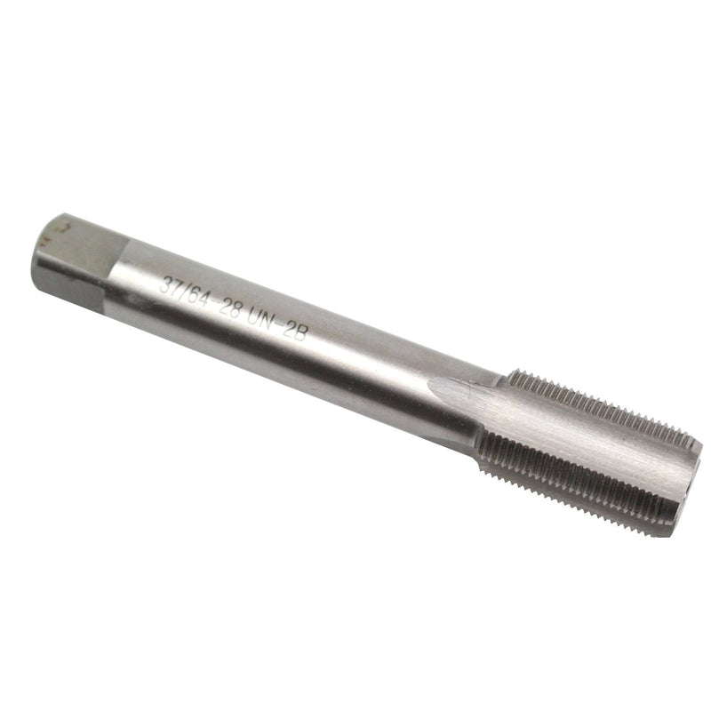 37/64" - 28 HSS Machine Tap, Right Hand Thread Tap, 37/64-28 TPI