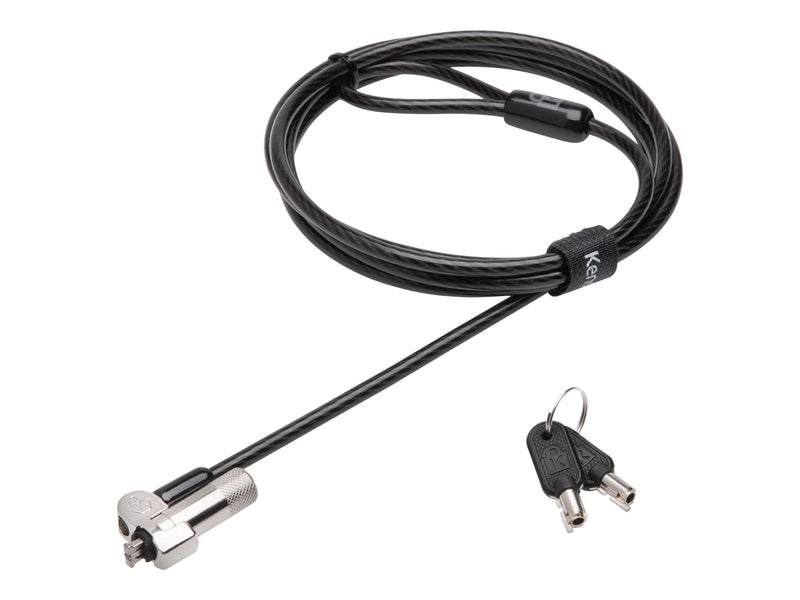Kensington NanoSaver Keyed Laptop Lock for Select HP and Lenovo Laptops (K64444WW), Black Keyed Lock