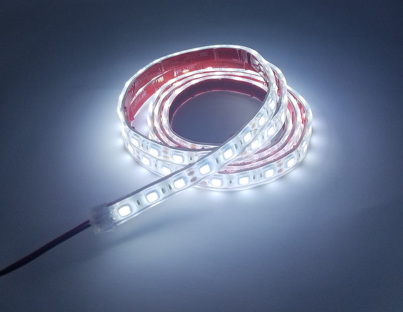 Marine Submersible LED Light Strip 12V 6ft White, LED Rope Lights, Waterproof Led Lights,