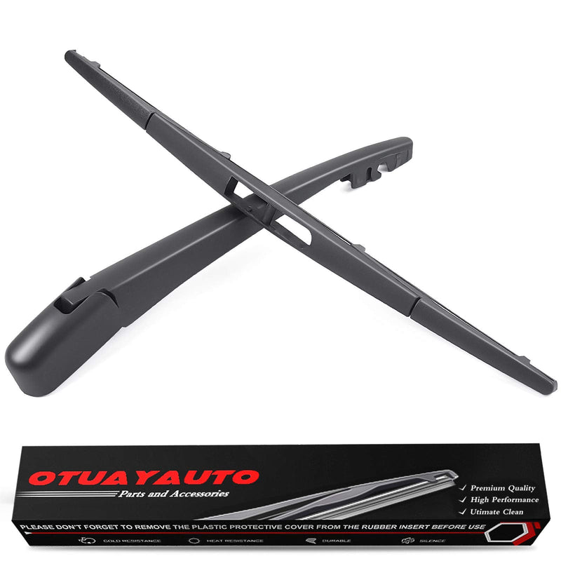 OTUAYAUTO Rear Windshield Wiper Arm with Blade Complete Set Replacement for Subaru Forester 2002-2016, Subaru Outback 2005-2017