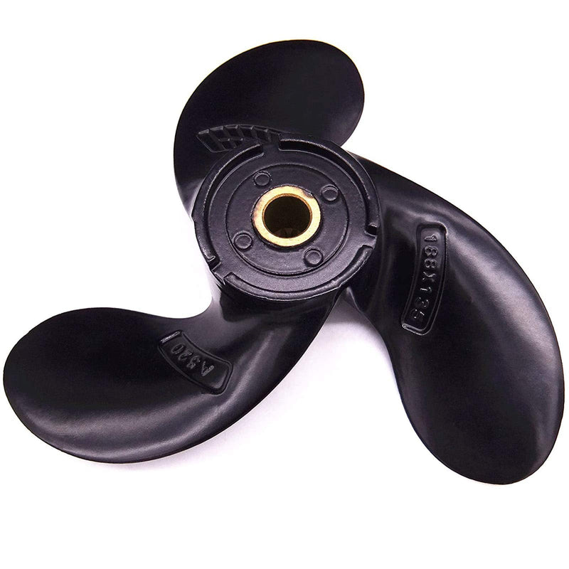 SouthMarine 58110-97JA0-019 Aluminum Alloy Propeller for Suzuki 2.5hp DF2.5 Outboard Motors A520 7 1/2x6