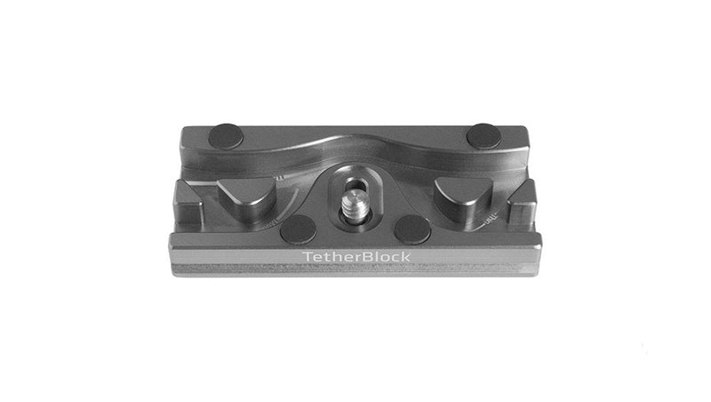 Tether Tools TetherBlock Arca Graphite - Cable Connection and Port Protector for Tethered Photography Dark Grey