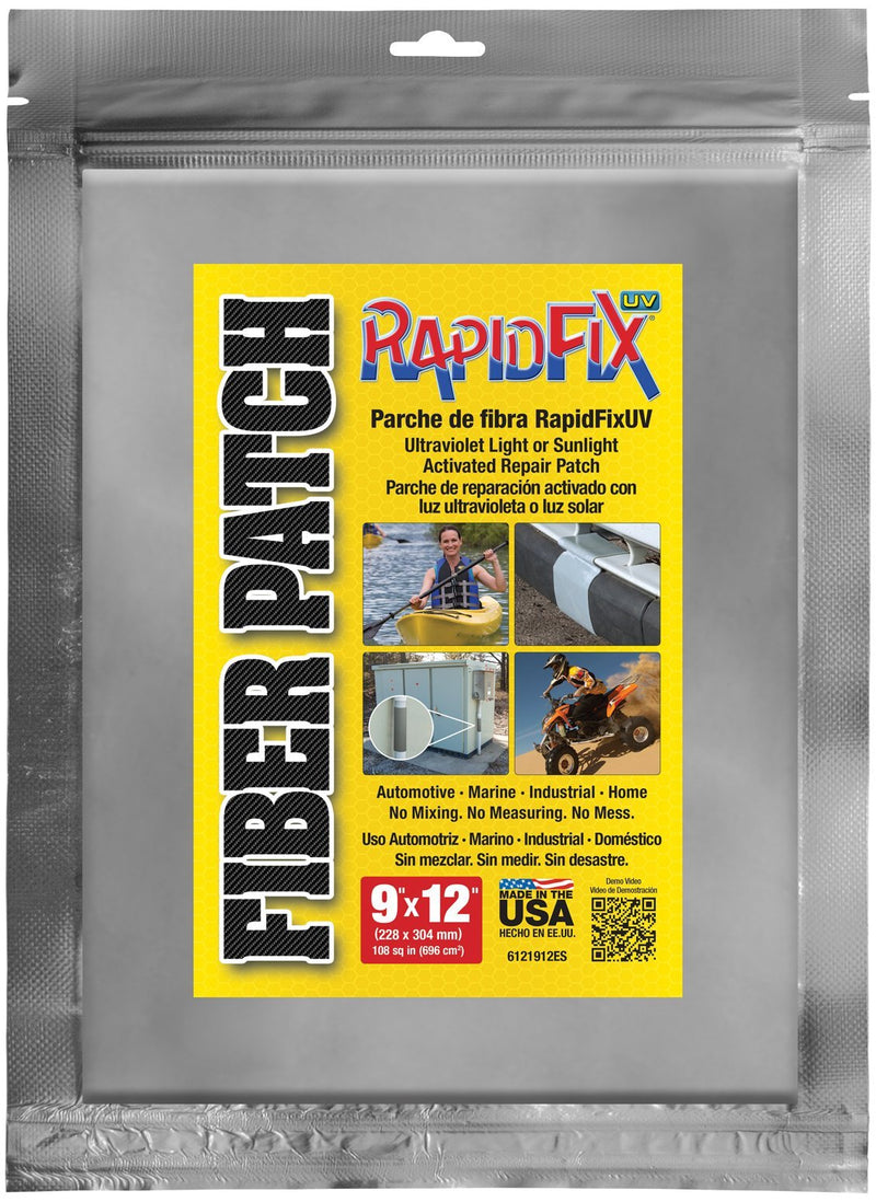 RapidFix UV Fiber Repair Patch 9"x 12", 6121912ES 9" x 12"