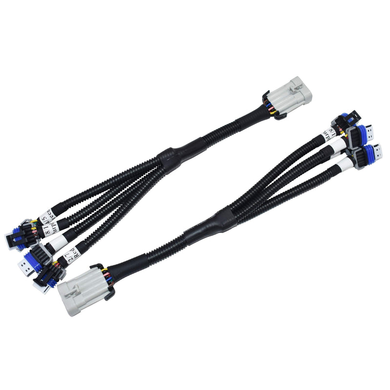  [AUSTRALIA] - A-Team Performance - LSX Ignition Coil Harness Pair 12 Inch and 4 Plugs Relocation - Compatible with Chevy Small Block V8 Gen. 293, 325, 346, 350, 364, 376, 427