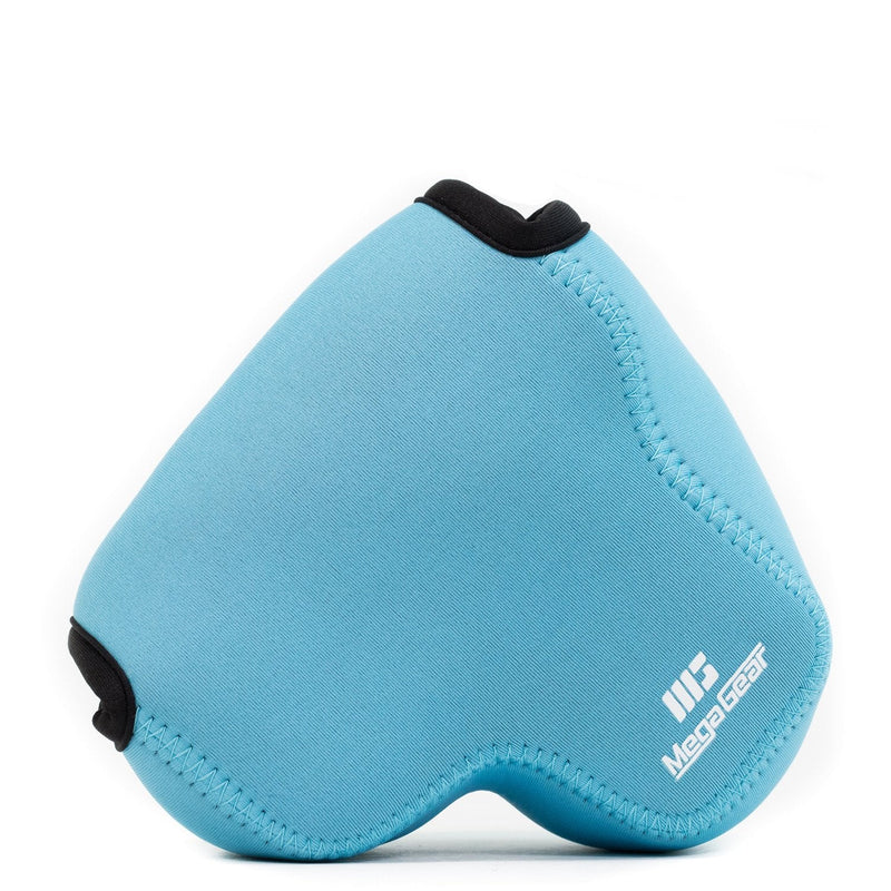 MegaGear Panasonic Lumix Dc-Fz80, Fz82 Ultra Light Neoprene Camera Case, With Carabiner - Blue - MG1167, PU Leather One Size