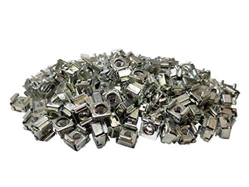 RackGold® Zinc M5 Snap-in Cage Nuts 100 Pack - USA Made