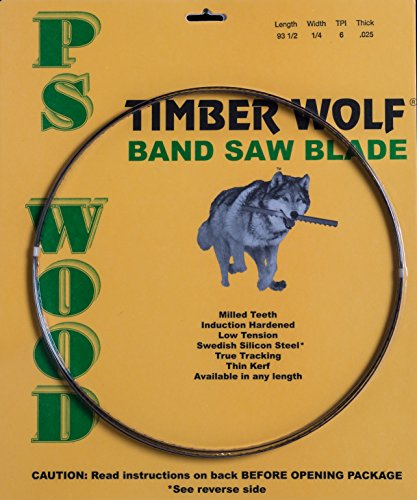 PS Wood Timber Wolf 125 x 3/8 x 6 tpi Band Saw Blade