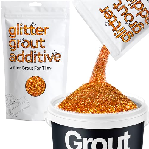 Hemway Copper Glitter Grout Additive 100g Metallic Flakes