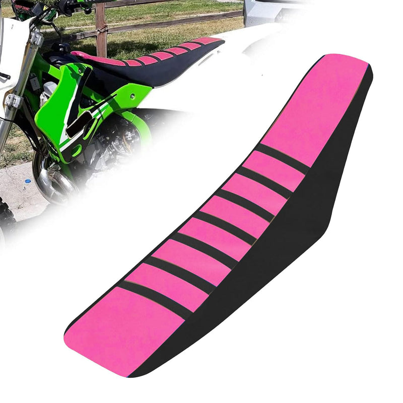 JFG Racing Dirt Bike Seat Covers, Universal Antiskid Soft Cushion Covers for Most Dirt Bike Motorcycle Pink