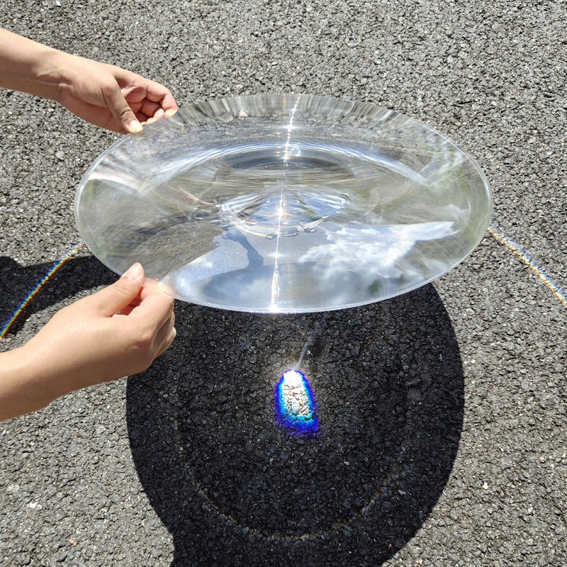 2-Pack Large Fresnel Lenses Φ300mm(11.81"), Focal Length 360mm, Acrylic Magnifier for Solar Heating, Solar Cooking, Visual Education. (Focal Length 360mm)