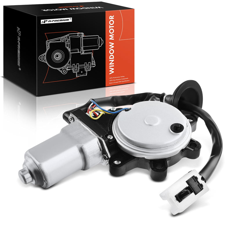 A-Premium Front Left Power Window Lift Motor Compatible with Nissan 350Z 2003-2009 & Infiniti G35 2003-2007, Driver Side, with Anti-Clip Function, Replace# 80731CD000, 80731CD001 Front Driver Side(LH)