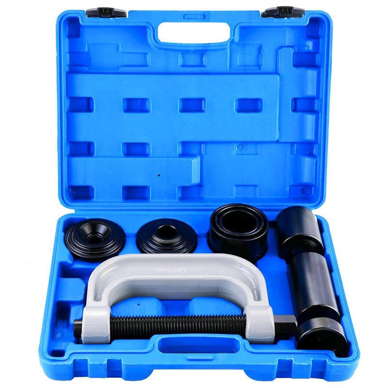 DASBET Ball Joint Removal Tool Kit | Ball Joint Press & U Joint Removal Kit Heavy Duty Ball Joint Press Fits Most 2WD and 4WD Cars Light Trucks 10PCS Ball Joint Service Tool Bushing Press Kit (Blue) Blue