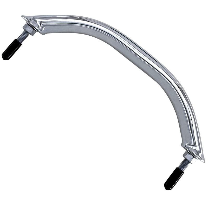 ISURE MARINE Boat 316 Stainless Steel 8-3/4'' Boat Polished Grab Handle Oval Tube Grab Bar Handrail for Marine Yacht RV