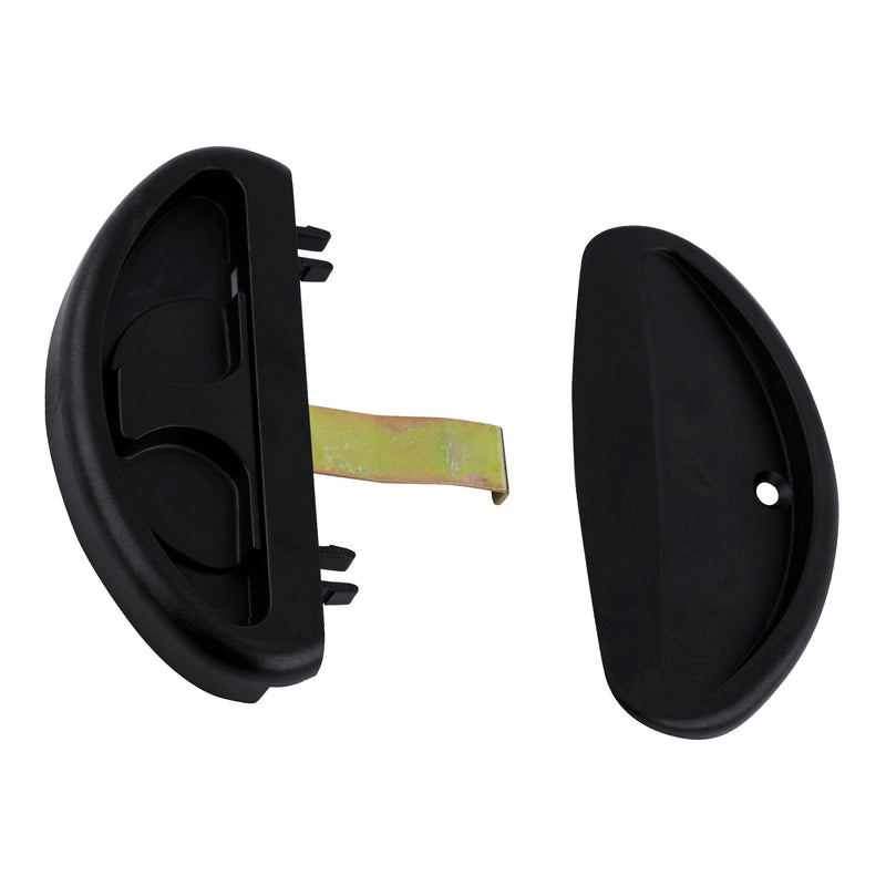CRL A255 Black Sliding Screen Door Latch and Pull