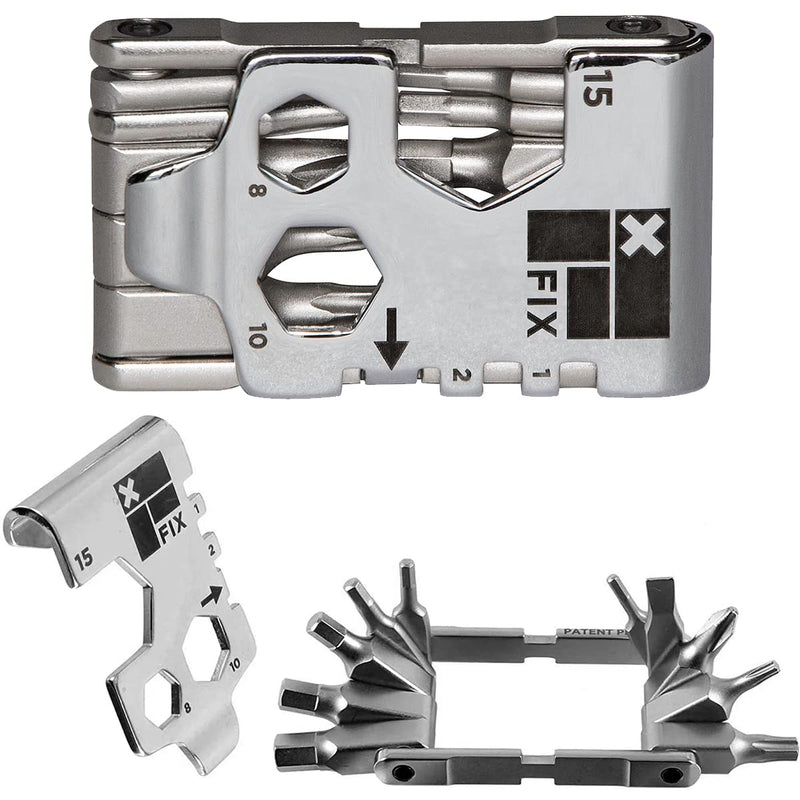 [AUSTRALIA] - Fix Manufacturing Wheelie Wrench™ Bike Tool Compact and Portable Multi Tool for Bicycle Repair and Maintenance Perfect to fix Most Road, Mountain, and BMX Bikes