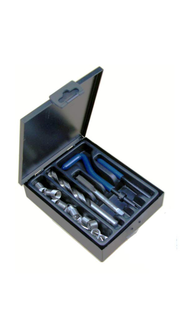 HHIP 1011-0068 31 Piece M8 x 1.25 Helical STI Thread Repair Kit M8 X 1.25 31 Pc. Kit Thread Repair Kit - Metric