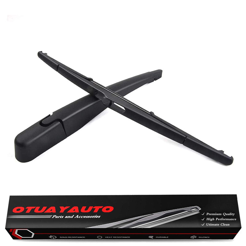 OTUAYAUTO Rear Windshield Back Wiper Arm Blade Set - Replacement for 2008-2015 Dodge Grand Caravan 2008-2009 Chrysler Town & Country Rear Wiper Arm and Blade Replacement for Dodge Grand Caravan 2008-2015