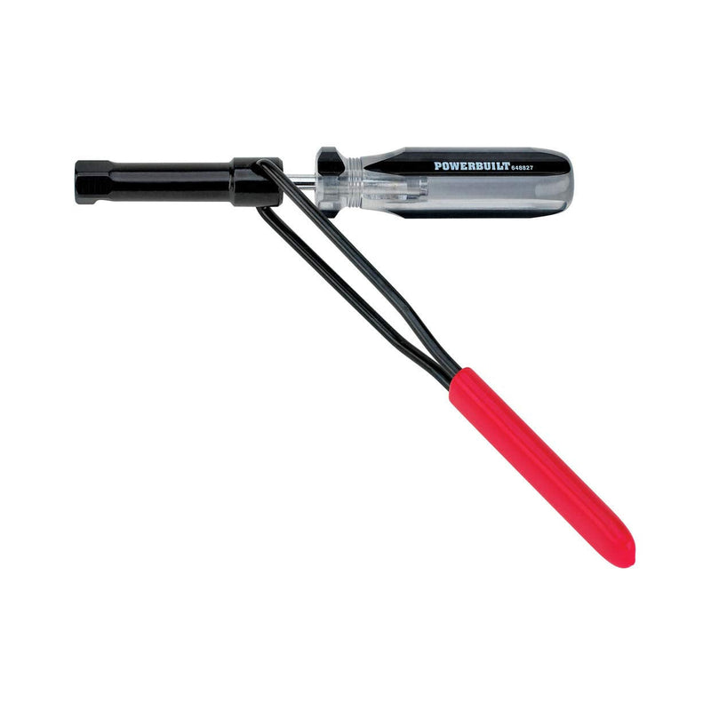 Powerbuilt 10 Millimeter Jam Nut Valve Adjustment Tool, Slotted Valve Adjusting Stud, Honda, Nissan, Toyota, Japanese Vehicle Engines - 648827 10mm