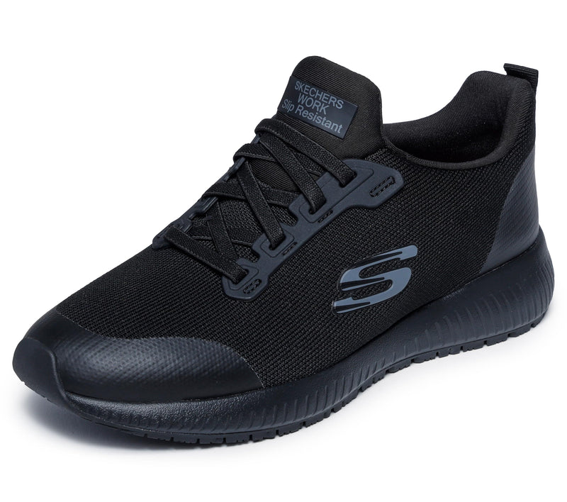 Skechers Women's Squad Sr Food Service Shoe 9 Black