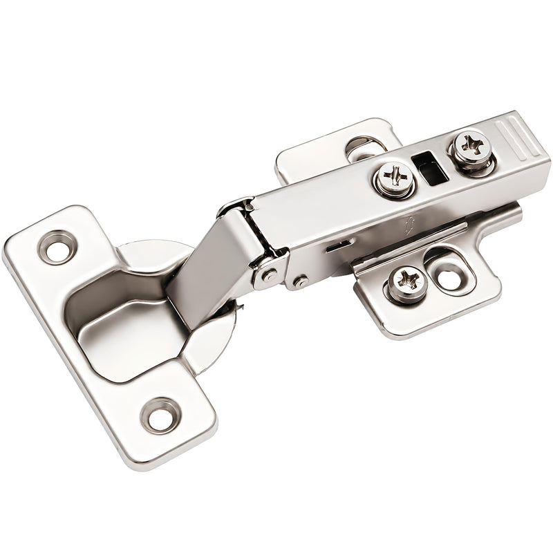 Berta 10-Pack Full Overlay Frameless Soft-Close European Hinges, 110° 3D Adjustable, Clip-On Concealed Kitchen Cabinet Door Hinges with Screws - Ideal for Modern Cabinets 10 Pieces