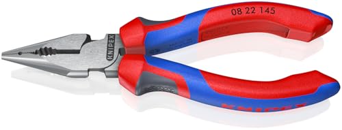 Knipex Tools 08 22 145 SBA, 6" Needle Nose Combination Pliers - Comfort Grip