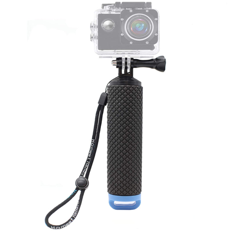 Handler Floating Hand Grip, Underwater Hand Stick Monopod Pole Compatible with DJI OSMO Action Cameras and Other Sports Camera, Blue Blue Hand Grip