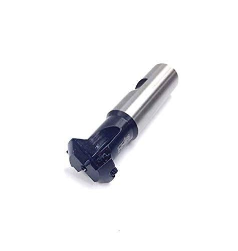 HHIP 2076-0003 45 Degree 2-Insert Index able Chamfering End Mill, 1-1/8" Cutting Diameter, 3/4" Shank, 3.35" OAL 1-1/4"