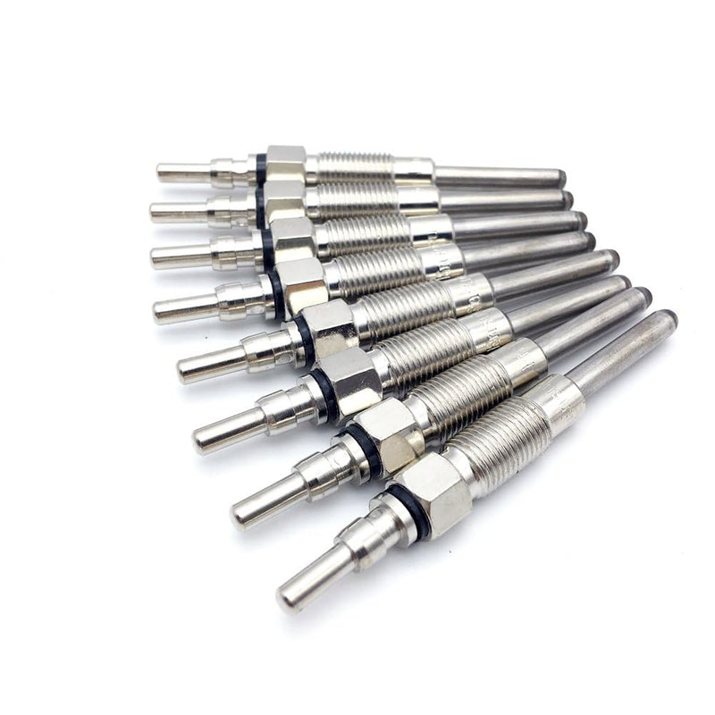 Ensun E2TZ-12A342-A Diesel Glow Plug (Pack of 8) - Dual Coils Fast Start - Compatible with - 1987-1994 IDI 6.9 7.3L F250 F350 F59 E250 E350 replace # ZD-9